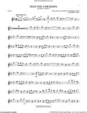 Cover icon of Into The Unknown (from Disney's Frozen 2) sheet music for flute solo by Idina Menzel and AURORA, Kristen Anderson-Lopez and Robert Lopez, intermediate skill level