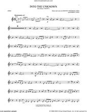 Cover icon of Into The Unknown (from Disney's Frozen 2) sheet music for horn solo by Idina Menzel and AURORA, Kristen Anderson-Lopez and Robert Lopez, intermediate skill level