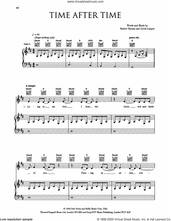 Cover icon of Time After Time sheet music for voice, piano or guitar by Eva Cassidy, Cyndi Lauper and Rob Hyman, intermediate skill level
