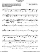 Cover icon of Stupid Love sheet music for voice and other instruments (fake book) by Lady Gaga, Ely Weisfield, Martin Bresso, Max Martin and Michael Tucker, intermediate skill level
