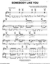 Cover icon of Somebody Like You sheet music for voice, piano or guitar by Sheppard, Amy Louise Sheppard, George Josef Sheppard and Jason Bovino, intermediate skill level