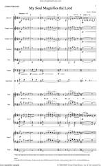 Cover icon of My Soul Magnifies the Lord (Brass Quintet and Percussion) (COMPLETE) sheet music for orchestra/band by Kevin A. Memley, intermediate skill level