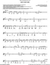 Cover icon of Don't Start Now sheet music for voice and other instruments (fake book) by Dua Lipa, Caroline Ailin, Emily Schwartz and Ian Kirkpatrick, intermediate skill level