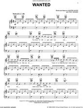 Cover icon of Wanted sheet music for voice, piano or guitar by Hunter Hayes and Troy Verges, intermediate skill level