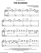Cover icon of The Blessing sheet music for piano solo by Kari Jobe, Cody Carnes & Elevation Worship, Chris Brown, Cody Carnes, Kari Jobe Carnes and Steven Furtick, easy skill level