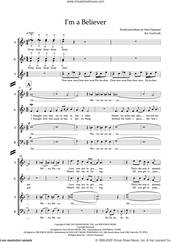 Cover icon of I'm A Believer (arr. Sam Burns) sheet music for choir (SSAATTBB) by The Monkees, Sam Burns and Neil Diamond, intermediate skill level
