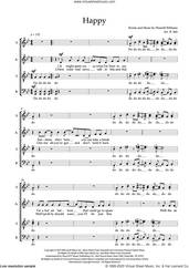 Cover icon of Happy (arr. Richard Salt) sheet music for choir (SSATTB) by Pharrell Williams and Richard Salt, intermediate skill level