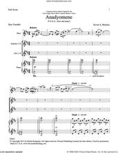 Cover icon of Anadyomene (from Impressions - Reflections On Humanity) (COMPLETE) sheet music for orchestra/band by Kevin Memley and Sara Teasdale, intermediate skill level