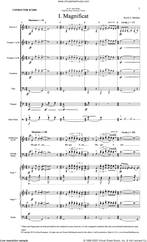 Cover icon of Magnificat (Brass Quintet) (Score) sheet music for orchestra/band (full score) by Kevin Memley, intermediate skill level