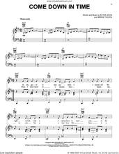 Cover icon of Come Down In Time sheet music for voice, piano or guitar by Elton John, Sting and Bernie Taupin, intermediate skill level