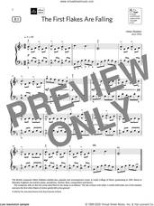 Cover icon of The First Flakes Are Falling (Grade 2, list B1, from the ABRSM Piano Syllabus 2021 and 2022) sheet music for piano solo by Helen Madden, classical score, intermediate skill level