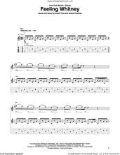 Cover icon of Feeling Whitney sheet music for guitar (tablature) by Post Malone, Andrew Wotman and Austin Post, intermediate skill level