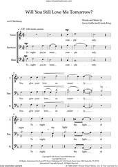Cover icon of Will You Still Love Me Tomorrow (arr. Dom Stichbury) sheet music for choir (TBB: tenor, bass) by The Shirelles, Dom Stichbury, Carole King and Gerry Goffin, intermediate skill level