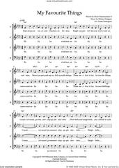Cover icon of My Favourite Things (from The Sound Of Music) (arr. Gitika Partington) sheet music for choir (SATB: soprano, alto, tenor, bass) by Richard Rodgers, Gitika Partington, Oscar II Hammerstein and Rodgers & Hammerstein, intermediate skill level