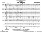 Cover icon of Blue Diamond (COMPLETE) sheet music for jazz band by Gregory Yasinitsky, intermediate skill level