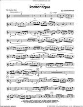 Cover icon of Romantique (complete set of parts) sheet music for clarinet and piano by Lennie Niehaus, classical score, intermediate skill level