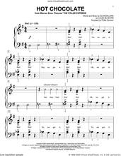 Cover icon of Hot Chocolate (from The Polar Express) (arr. Phillip Keveren) sheet music for piano solo (big note book) by Glen Ballard, Phillip Keveren, Alan Silvestri and Glen Ballard and Alan Silvestri, easy piano (big note book)