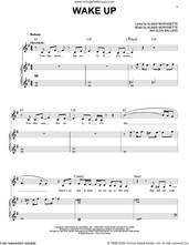 Cover icon of Wake Up (from Jagged Little Pill The Musical) sheet music for voice and piano by Alanis Morissette and Glen Ballard, intermediate skill level