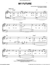Cover icon of my future sheet music for piano solo by Billie Eilish, easy skill level