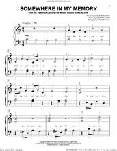 Cover icon of Somewhere In My Memory (from Home Alone) (arr. Phillip Keveren) sheet music for piano solo (big note book) by John Williams, Phillip Keveren and Leslie Bricusse, easy piano (big note book)