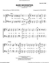 Cover icon of Bare Necessities (from The Jungle Book) (arr. Tom Gentry) sheet music for choir (SSAA: soprano, alto) by Terry Gilkyson and Tom Gentry, intermediate skill level