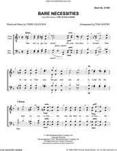 Cover icon of Bare Necessities (from The Jungle Book) (arr. Tom Gentry) sheet music for choir (TTBB: tenor, bass) by Terry Gilkyson and Tom Gentry, intermediate skill level
