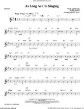Cover icon of As Long As I'm Singing (arr. Kirby Shaw) sheet music for orchestra/band (guitar) by Bobby Darin and Kirby Shaw, intermediate skill level