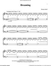 Cover icon of Dreaming sheet music for piano solo by Florian Christl, classical score, intermediate skill level
