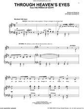 Cover icon of Through Heaven's Eyes (from The Prince Of Egypt: A New Musical) sheet music for voice and piano by Stephen Schwartz, intermediate skill level