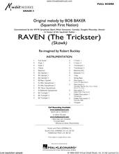 Cover icon of Raven (The Trickster) (arr. Robert Buckley) (COMPLETE) sheet music for concert band by Robert Buckley and Bob Baker, intermediate skill level