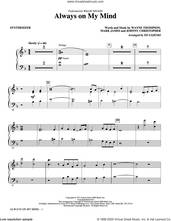 Cover icon of Always on My Mind (arr. Ed Lojeski) (complete set of parts) sheet music for orchestra/band by Ed Lojeski, Johnny Christopher, Mark James, Wayne Thompson and Willie Nelson, intermediate skill level