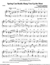 Cover icon of Spring Can Really Hang You Up The Most (arr. Paris Rutherford) (complete set of parts) sheet music for orchestra/band by Paris Rutherford, Fran Landesman, Fran Landesman and Tommy Wolf and Tommy Wolf, intermediate skill level