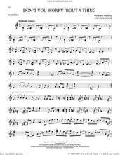 Cover icon of Don't You Worry 'Bout A Thing sheet music for Marimba Solo by Stevie Wonder, intermediate skill level