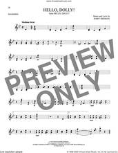 Cover icon of Hello, Dolly! sheet music for Marimba Solo by Louis Armstrong and Jerry Herman, intermediate skill level