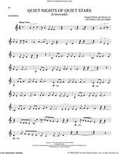Cover icon of Quiet Nights Of Quiet Stars (Corcovado) sheet music for Marimba Solo by Antonio Carlos Jobim and Eugene John Lees, intermediate skill level