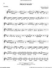 Cover icon of Proud Mary sheet music for Marimba Solo by John Fogerty, Creedence Clearwater Revival and Ike & Tina Turner, intermediate skill level