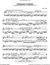 Cover icon of Schumann Variation (on a Theme from Piano Concerto in A Minor, Op. 54: I) sheet music for piano solo by Florian Christl, classical score, intermediate skill level