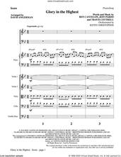 Cover icon of Glory In The Highest (arr. David Angerman) (COMPLETE) sheet music for orchestra/band by David Angerman, Ben Cantelon, Jeff Pardo and Travis Cottrell, intermediate skill level