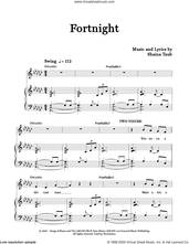 Cover icon of Fortnight sheet music for voice and piano by Shaina Taub, intermediate skill level