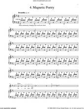 Cover icon of Magnetic Poetry (from The Sacred Veil) sheet music for orchestra/band (piano accompaniment) by Eric Whitacre, intermediate skill level
