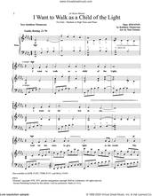 Cover icon of I Want To Walk As A Child Of The Light sheet music for voice and piano by Kathleen Thomerson and Tom Trenney, intermediate skill level