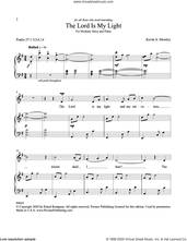 Cover icon of The Lord Is My Light sheet music for voice and piano by Kevin A. Memley, intermediate skill level