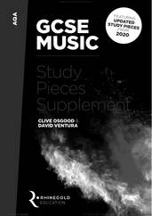Cover icon of AQA GCSE Music Study Pieces Supplement sheet music for instrumental method, intermediate skill level