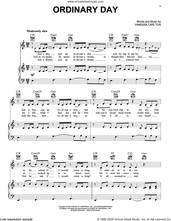 Cover icon of Ordinary Day sheet music for voice, piano or guitar by Vanessa Carlton, intermediate skill level