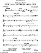 Cover icon of Symphonic Suite from Star Wars: The Rise of Skywalker (arr. Bocook) sheet music for concert band (euphonium t.c.) by John Williams and Jay Bocook, intermediate skill level