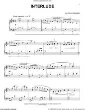 Cover icon of Interlude sheet music for piano solo by Phillip Keveren, intermediate skill level