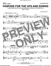 Cover icon of Fanfare For The Ups And Downs sheet music for clarinet solo by Georgia Stitt, classical score, intermediate skill level