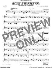 Cover icon of Pirates of the Caribbean (from The Curse of the Black Pearl) sheet music for concert band (pt.3 - violin) by Klaus Badelt and Michael Sweeney, intermediate skill level