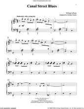 Cover icon of Canal Street Blues (Simplified) (adapted by Glenda Austin) sheet music for piano solo (elementary) by William Gillock and Glenda Austin, beginner piano (elementary)