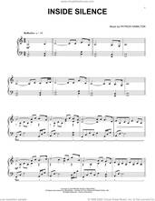 Cover icon of Inside Silence sheet music for piano solo by Patrick Hamilton, classical score, intermediate skill level